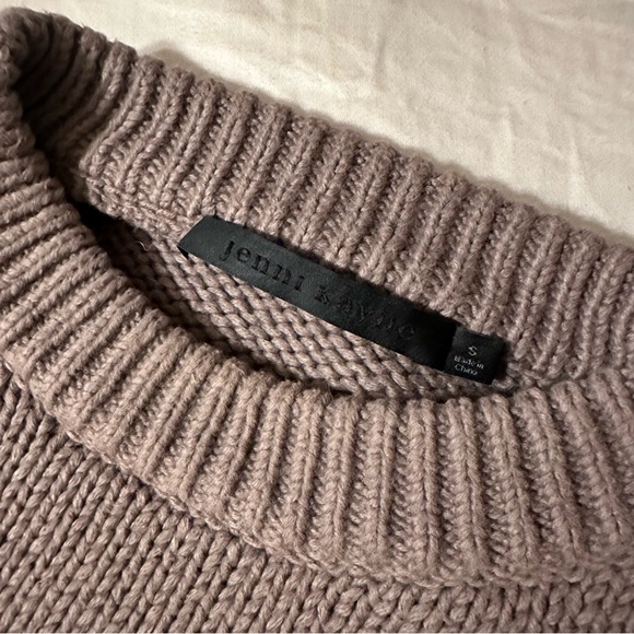 *Like New* Jenni Kayne Boyfriend Crewneck - Small - Taupe - Picture 9 of 10